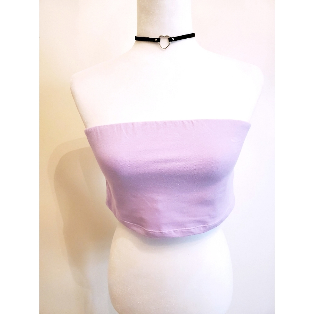 NWOT Aerie Shelf Bra Purple Tube Top XL - Picture 3 of 8